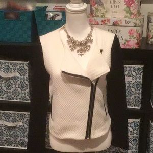 Awesome Moto Style Black and White Jacket